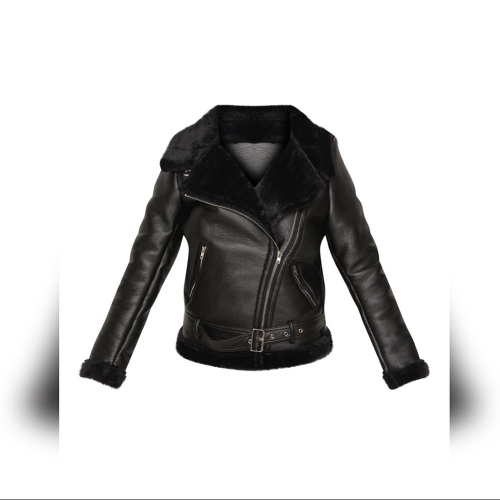 PU material in aviator style with zipper